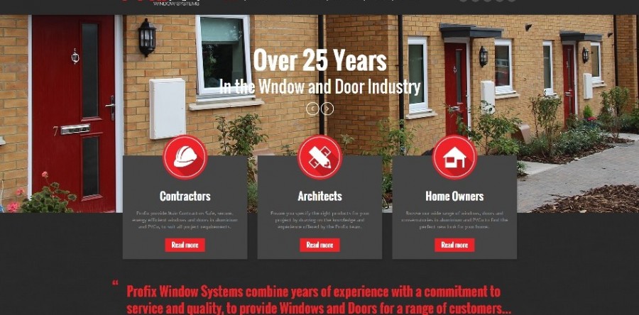 Profix new look website is well received by customers